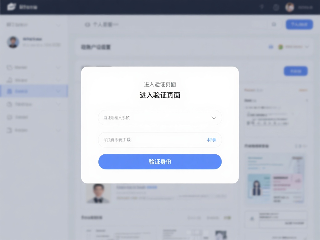 进入验证页面：在账户设置或个人资料页面，通常会有一